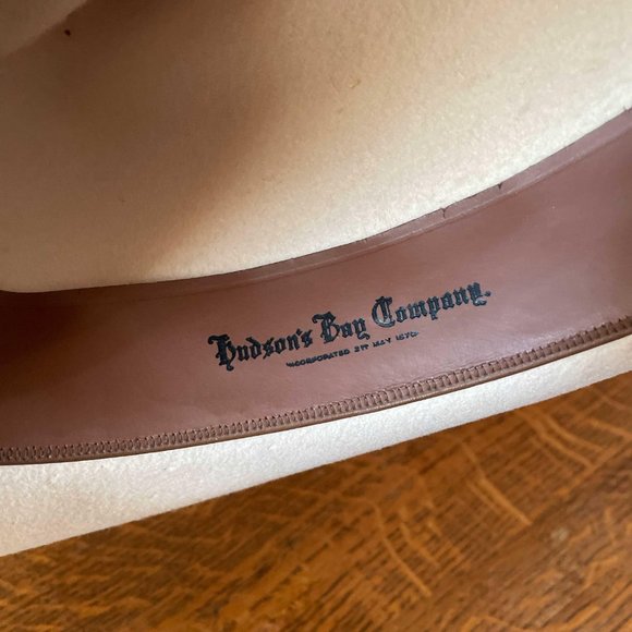 vintage 60s HBC felted wool 'stampede' cowboy hat - size 6 5/8 - Picture 7 of 8